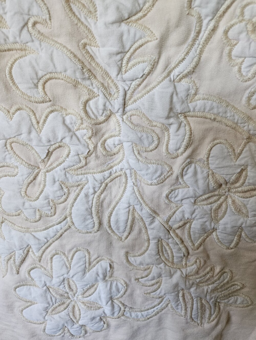 By Anthropologie Embroidered Topanga Tee -  Size S - Picture 7 of 7